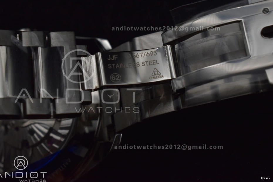 On Terra Best A8500 VSF Black Edition Vertical 1:1 SS Dial Bracelet SS Aqua 150M 1218